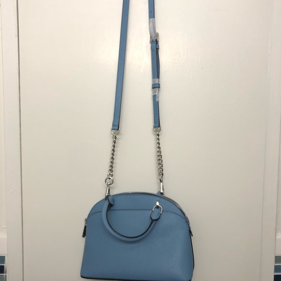 Michael Khors Emmy Small Cross Body Bag Sky Blue - Picture 4 of 8